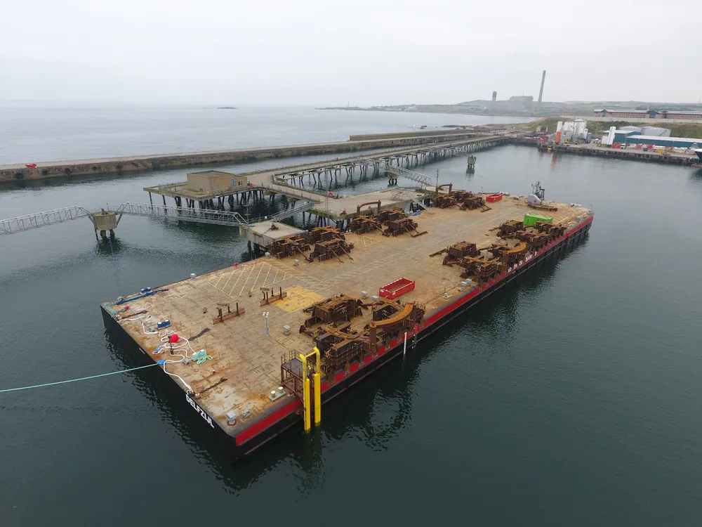 Seagreen Barge Grillage Outfittings