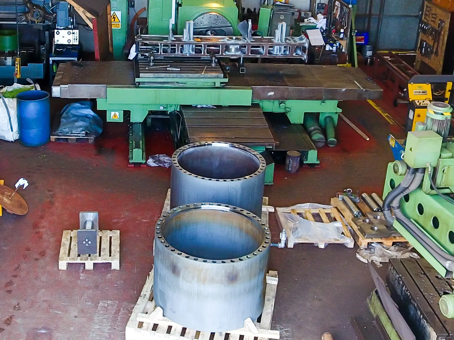 Inside the Dales machine shop