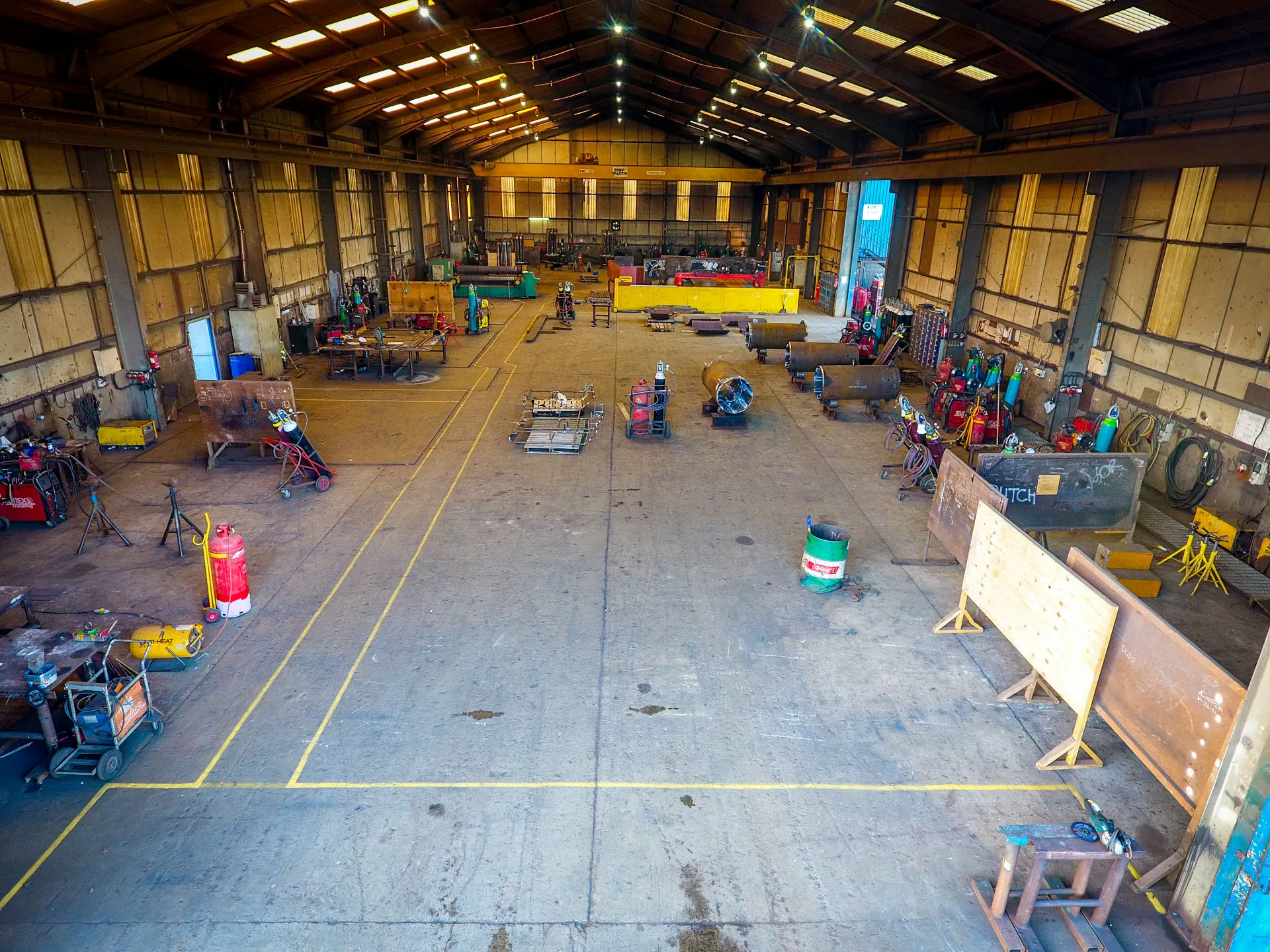 The Main Fabrication Workshop at Dales Industrial Estate, Peterhead